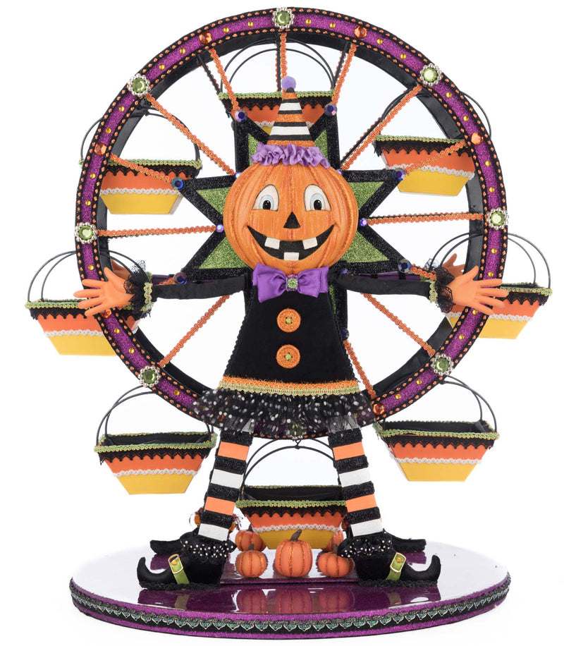 Pumpkin Ferris Wheel Cupcake Holder image 0