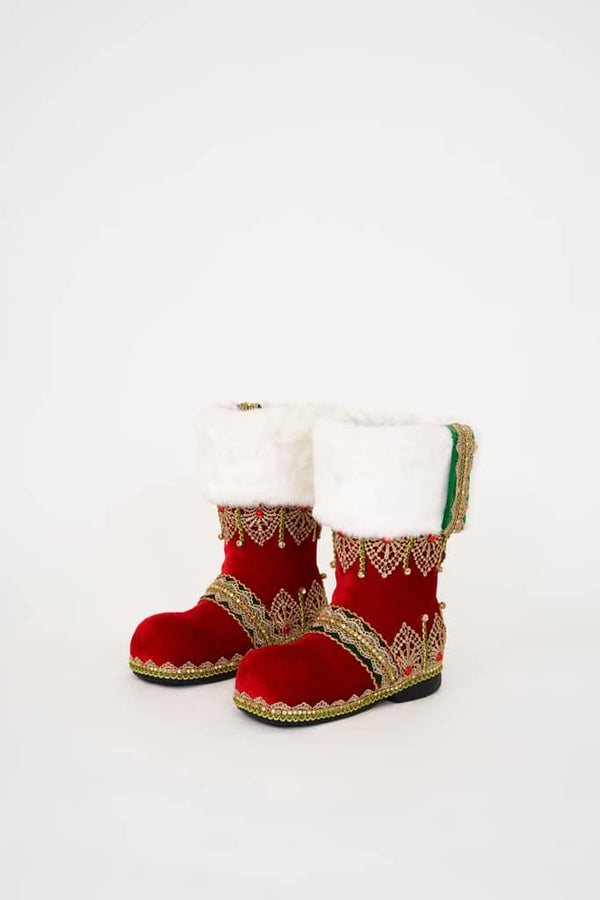 Santa Table Top Boots Assortment of 2 image 0