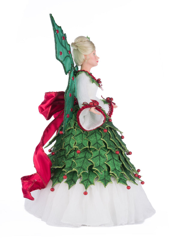 Holly Berry Fairy Tree Topper image 3