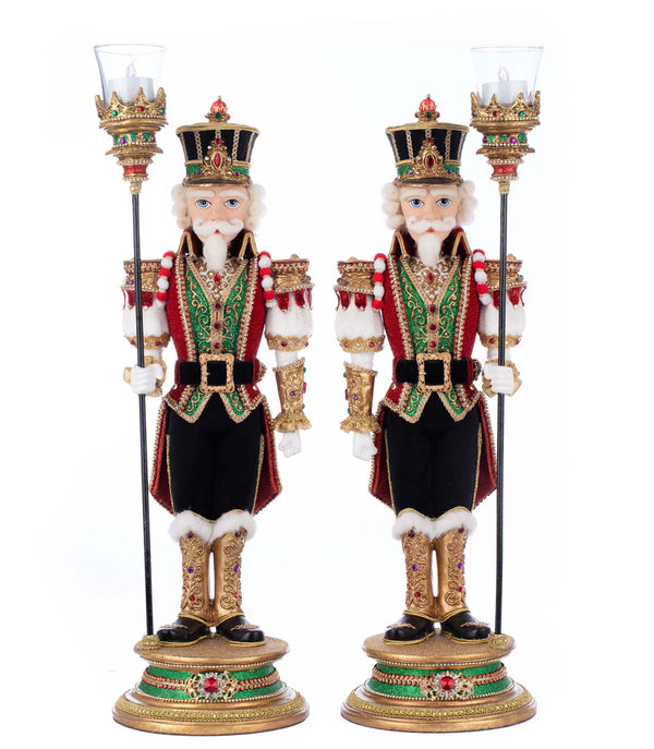 Christmas Ball Nutcracker Votive Assortment of 2 image 0