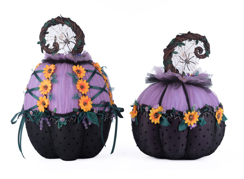 Jacks and Cats Pumpkins Set Of 2 image 2