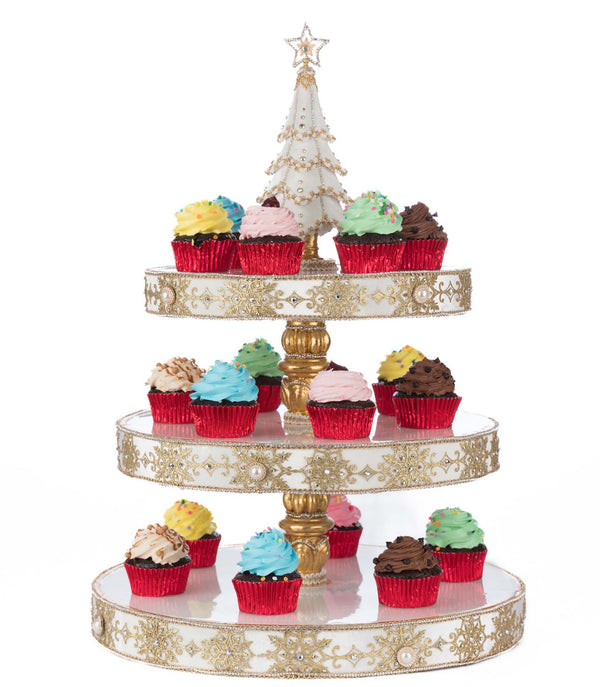 Bells of Brilliance Tiered Serving Tray image 1