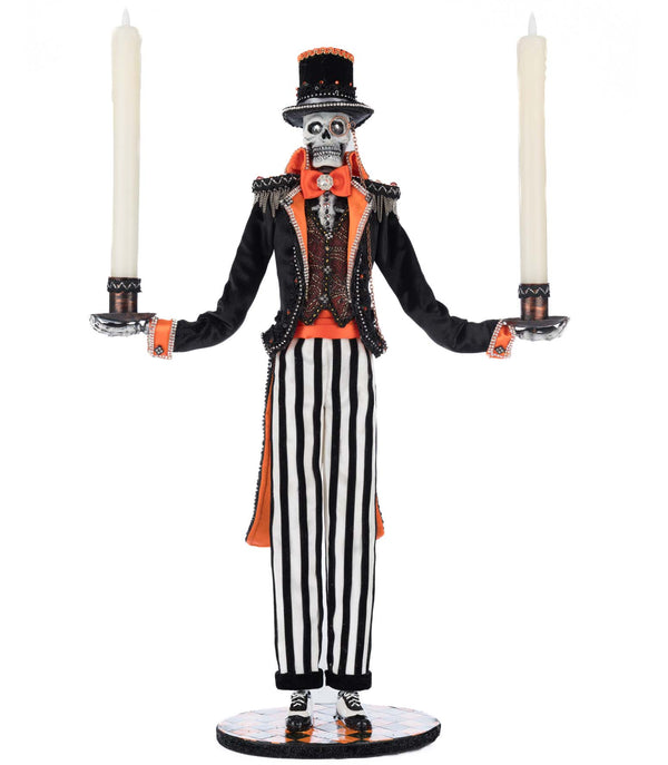 Macabre Skeleton Candelabra image 0