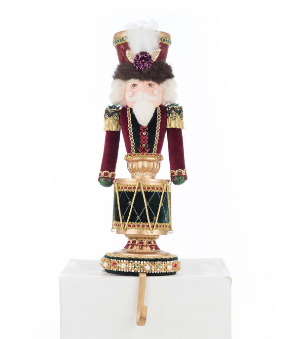 Winter Balsam Nutcracker Stocking Holder image 0
