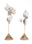 Male and Female Skeleton Bust Tabletop Assortment of 2 image 1