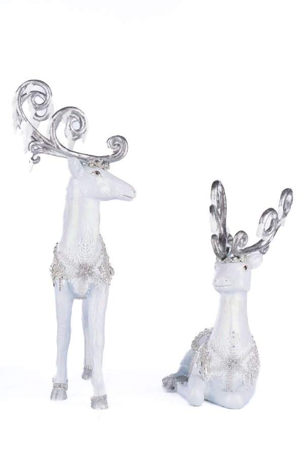 Crystal Christmas Deer Assortment of 2 image 2