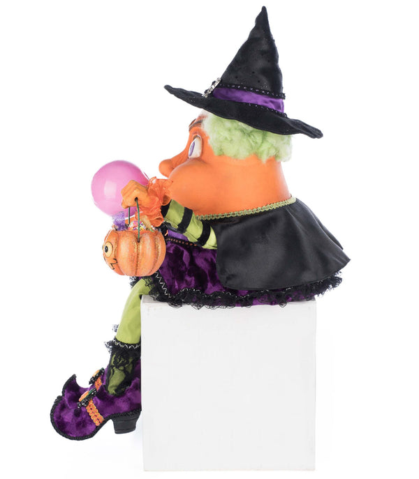 Bubbles the Witch Candy Corn Ledge Sitter image 1