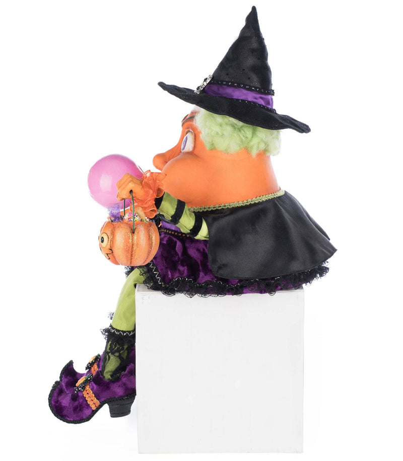 Bubbles the Witch Candy Corn Ledge Sitter image 1