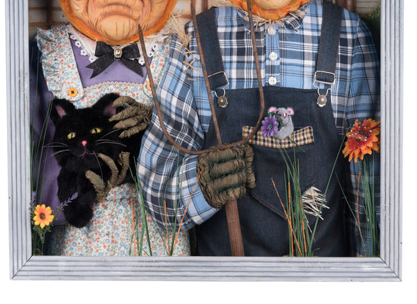 American Gothic Pumpkin Wall Piece image 2