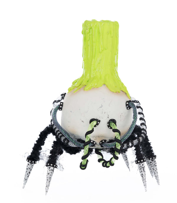 Chaotic Spider Skull Candle Holder image 3
