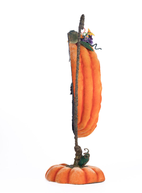 Pumpkin Moon Witch Wall Piece  or Tabletop image 2