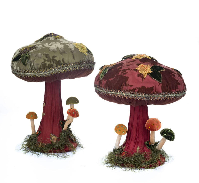Harvest Forage Soft Top Mushroom Set of 2 image 0