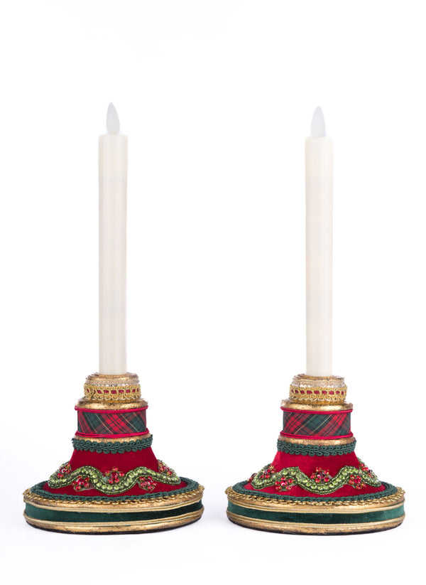 Holiday Magic Candle Sticks Set Of 2 image 0