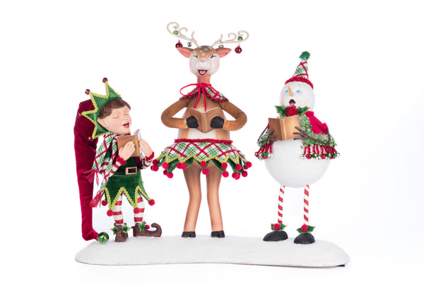 Alfie, Deerdra, And Snowy Christmas Carolers image 0
