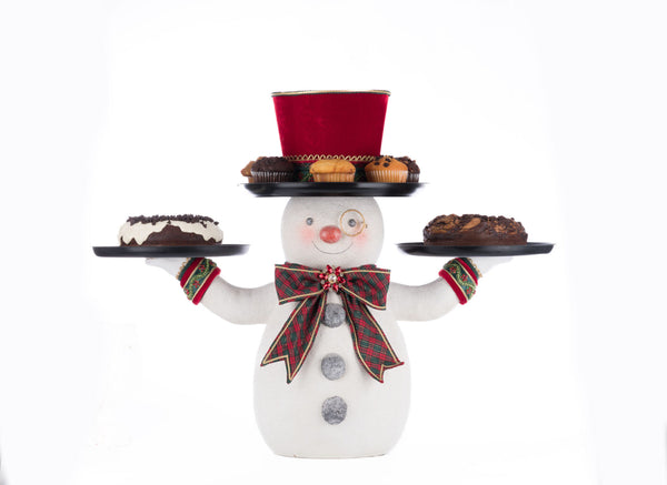 Holiday Magic Snowman Serving Piece image 4