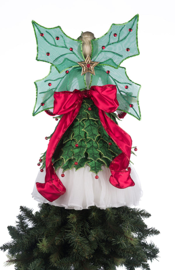 Holly Berry Fairy Tree Topper image 6