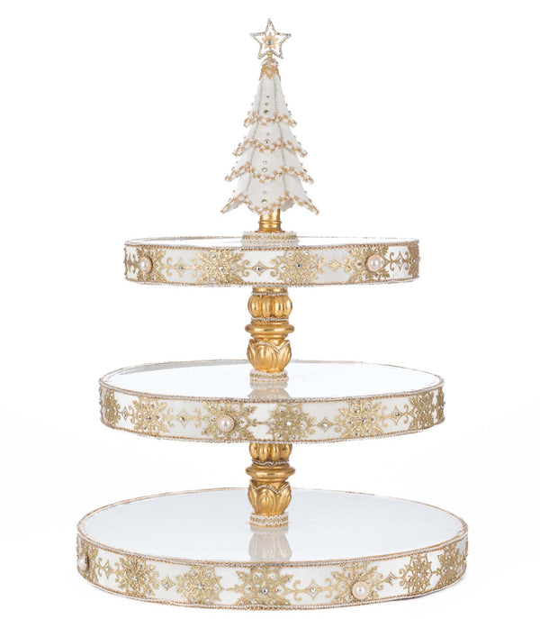 Bells of Brilliance Tiered Serving Tray image 0
