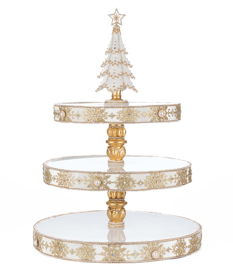 Bells of Brilliance Tiered Serving Tray image 0