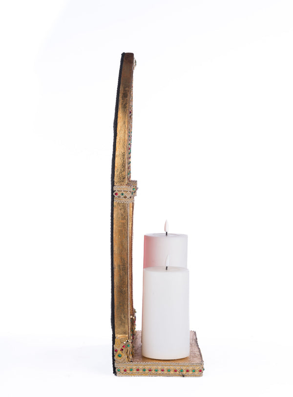 Christmas Castle Pillar Candle Holder image 5