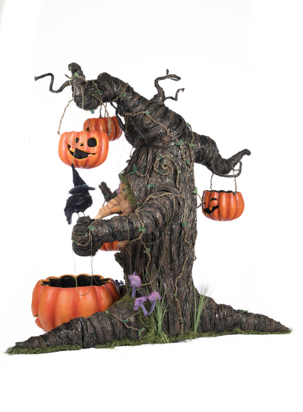 Witching Willow Tree with Jack O Lanterns image 3