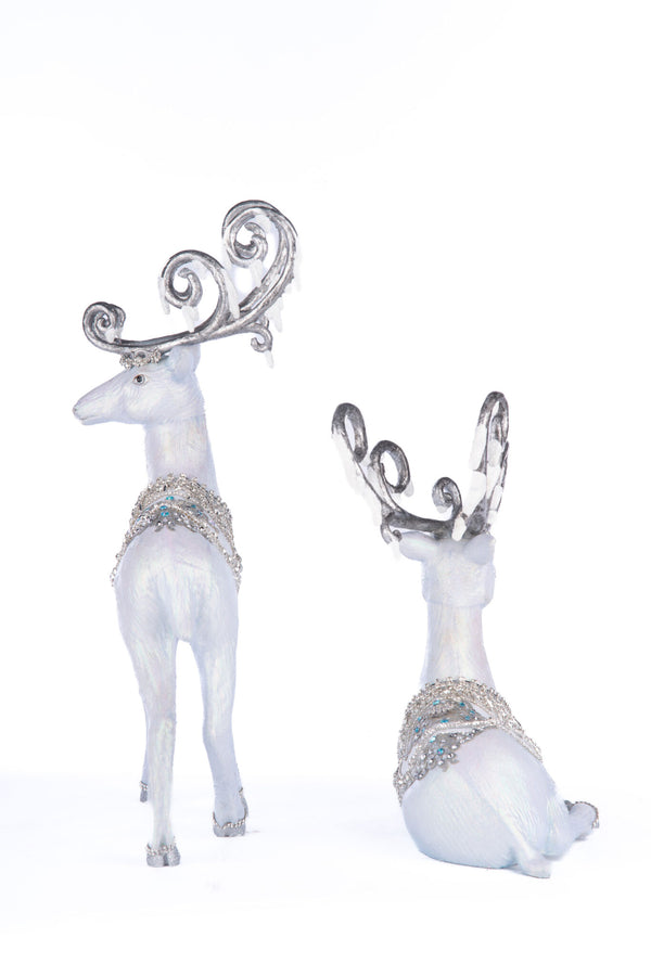 Crystal Christmas Deer Assortment of 2 image 3