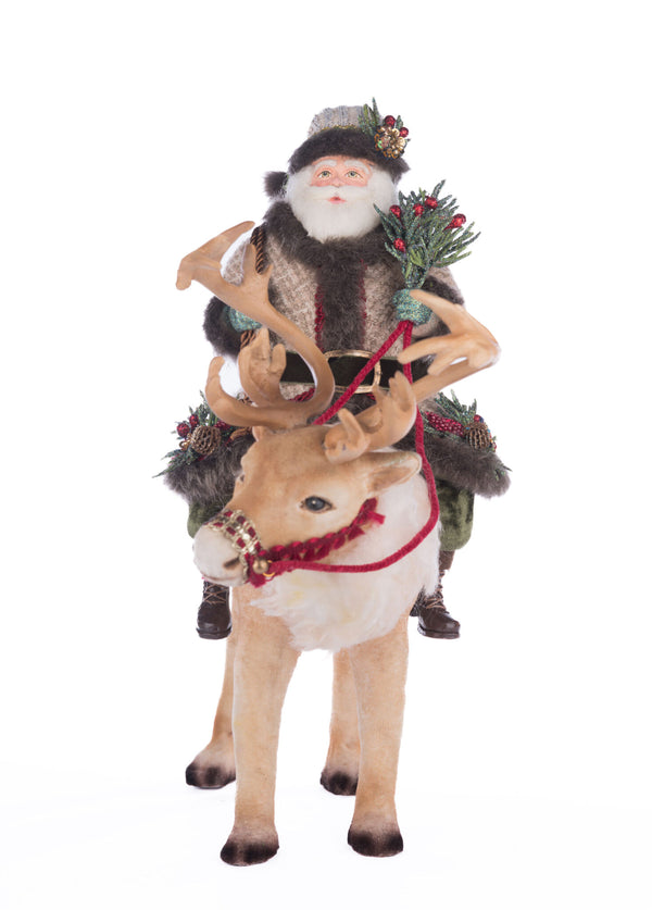 Santa Riding Caribou image 0