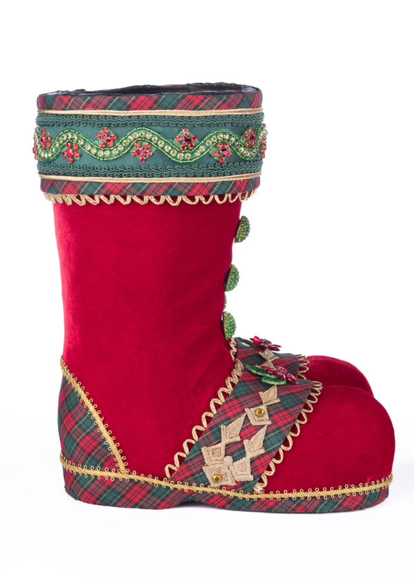 Holiday Magic Tabletop Boots - Red image 5