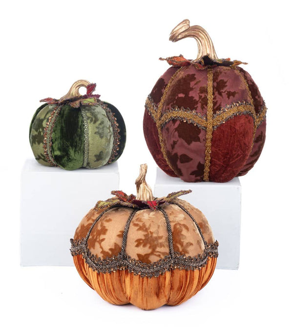 Harvest Forage Pumpkins Set of 3 image 1