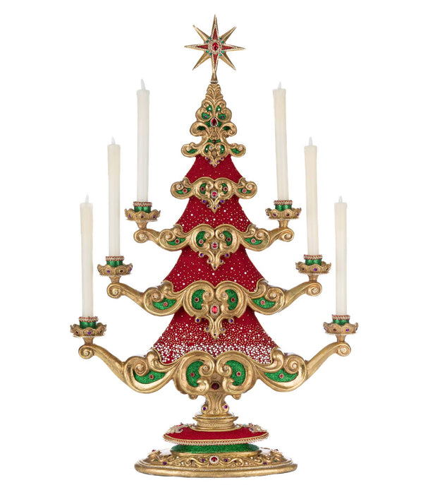 Christmas Ball Tree with Candles image 0